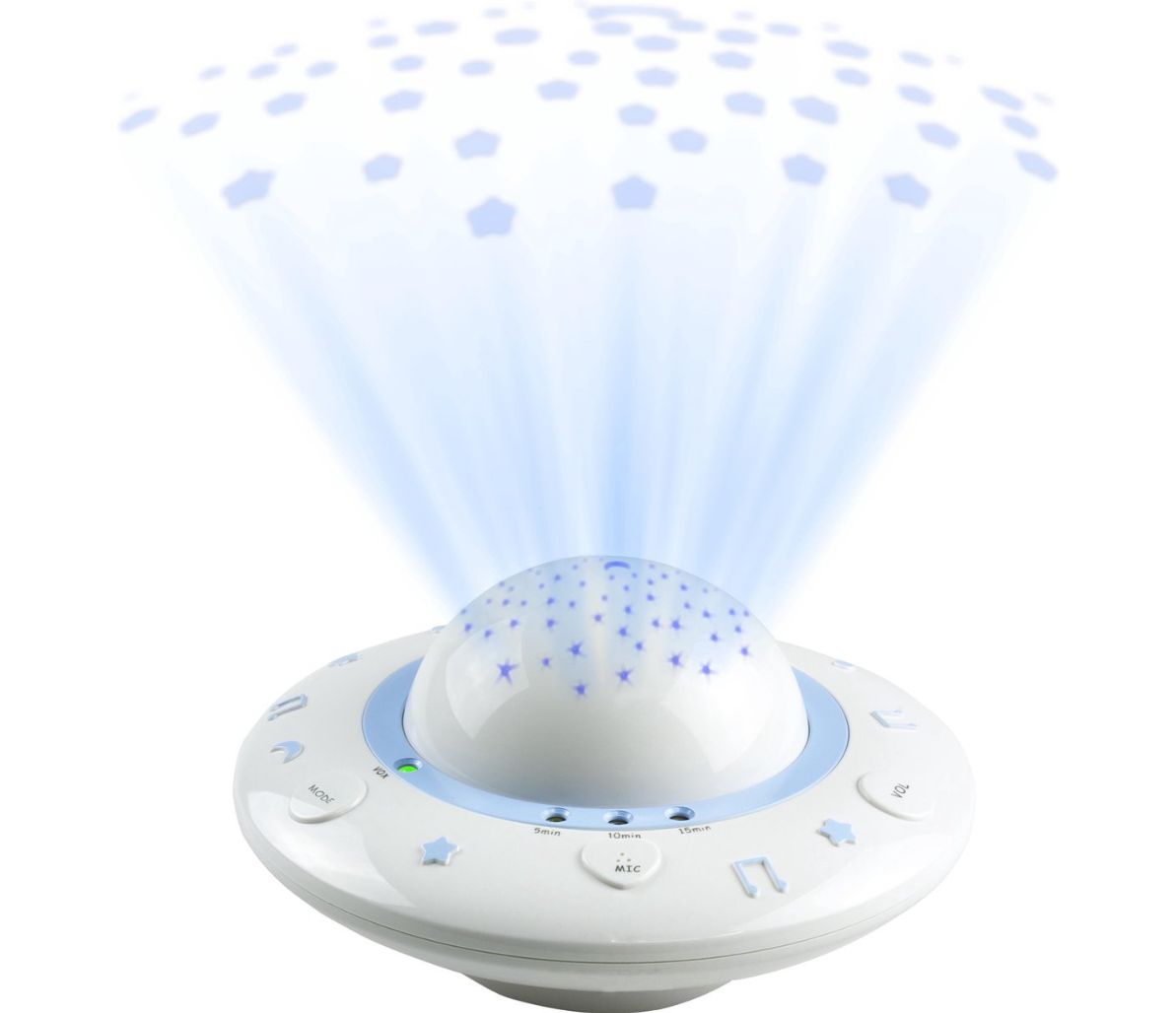 Alecto Baby Projector - Rustgevende Slaapliedjes - Babyprojector met Muziek