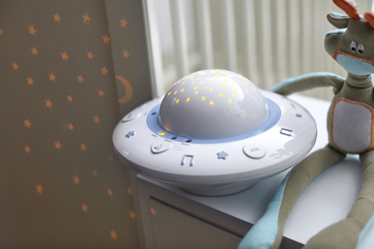 Alecto Baby Projector - Rustgevende Slaapliedjes - Babyprojector met Muziek