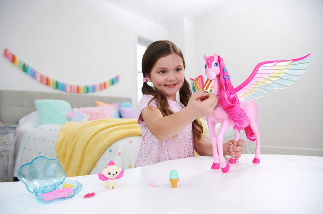 Barbie A Touch of Magic - Pegasus paard met Accessories
