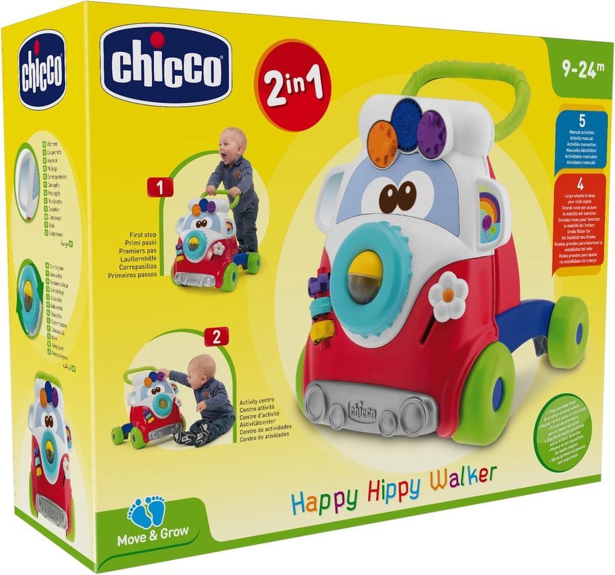 Chicco - Babywalker Happy Hippie - Looptrainer