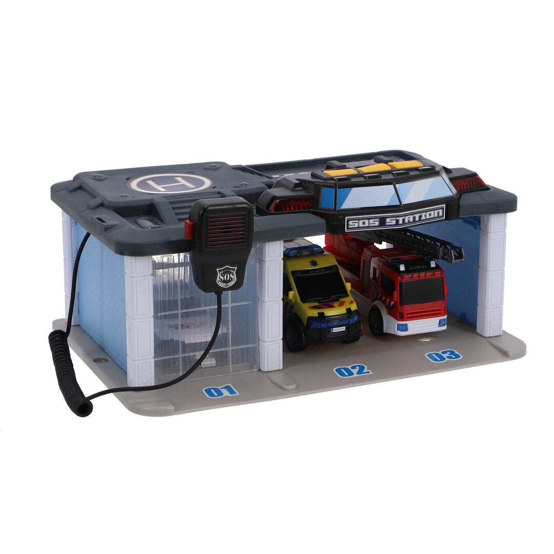 Dickie Toys Sos - Rescue Center - Speelgoedgarage