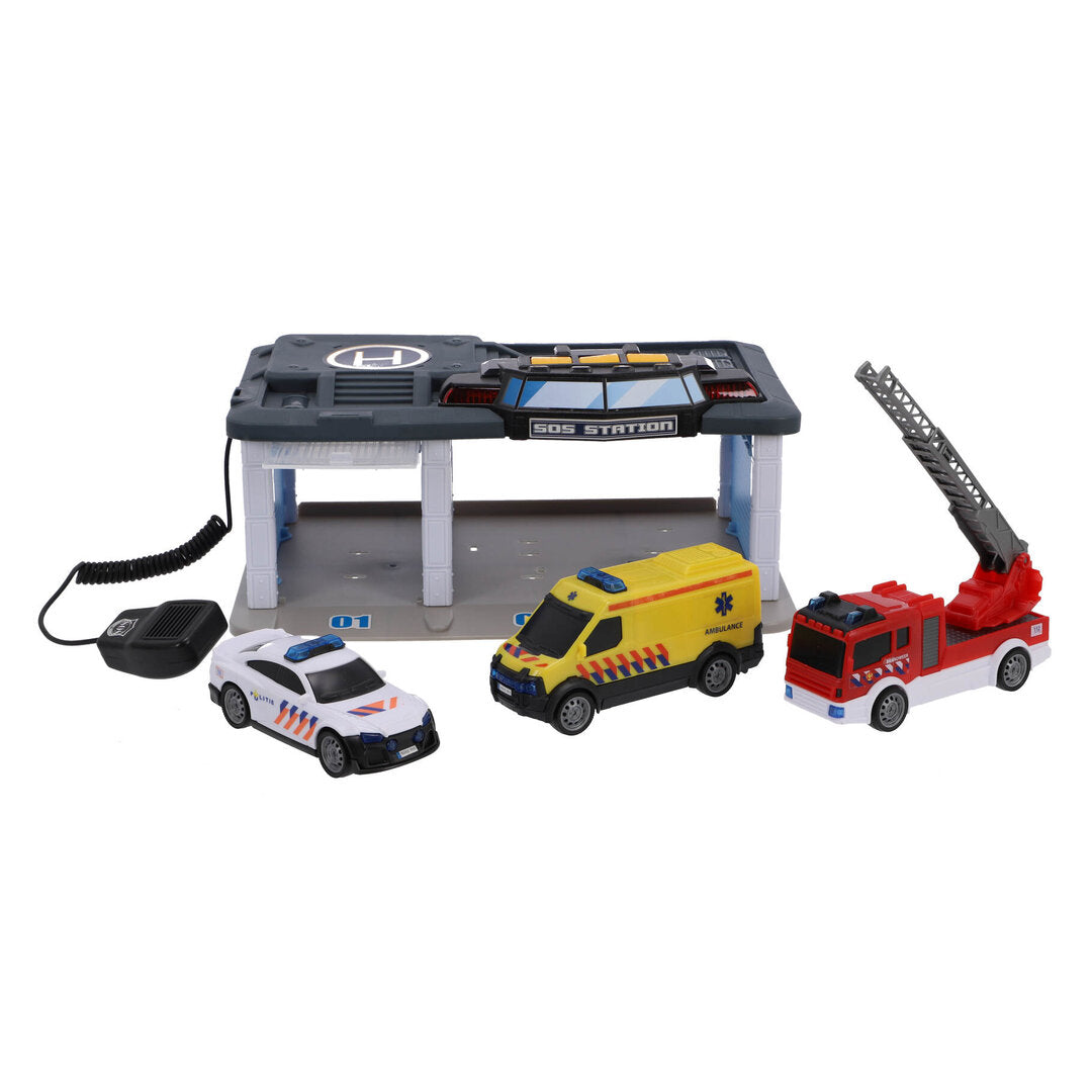 Dickie Toys Sos - Rescue Center - Speelgoedgarage