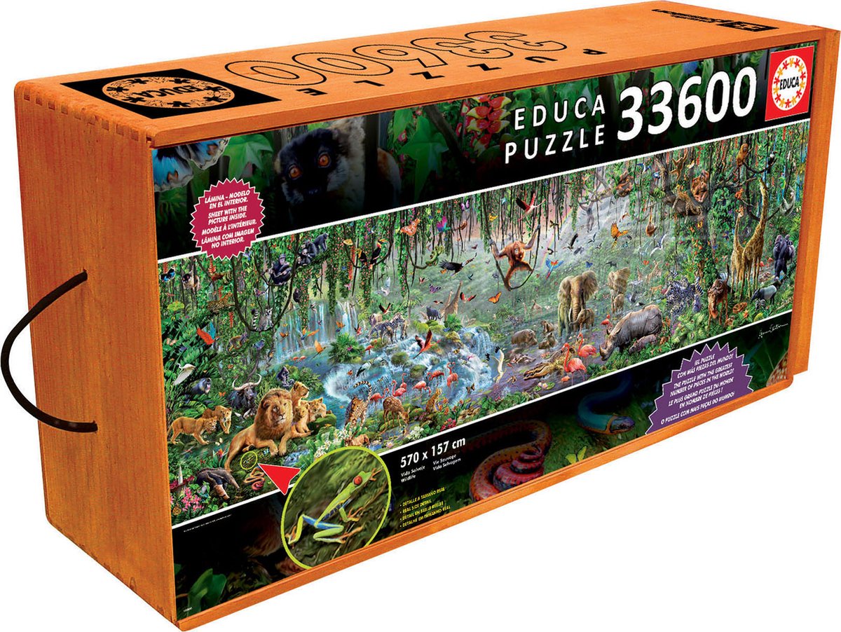Educa Wildlife - 33600 stukjes - legpuzzel