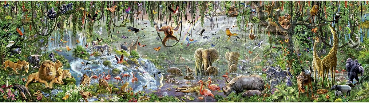 Educa Wildlife - 33600 stukjes - legpuzzel