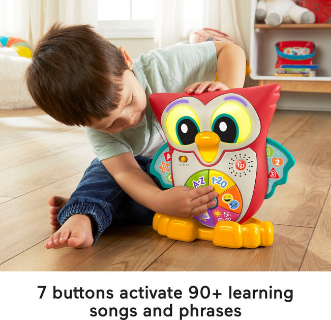 Fisher-Price Linkimals Wijze Ogen Uil - Educatief Speelgoed