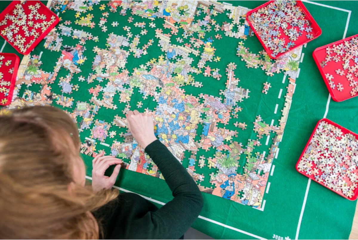 Jumbo Puzzle & Roll Puzzelrol tot 3000 Stukjes - 150x100cm
