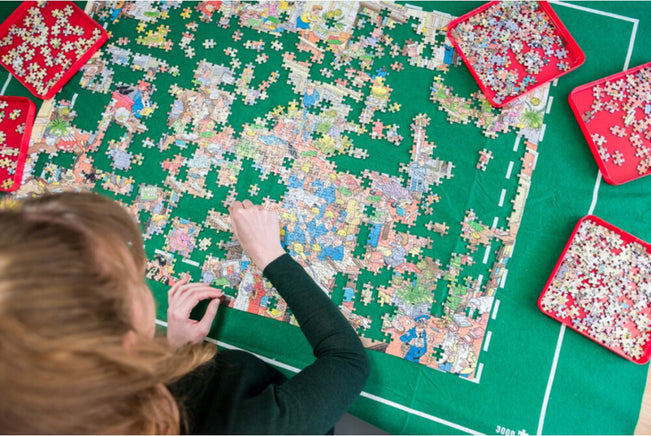 Jumbo Puzzle & Roll Puzzelrol tot 3000 Stukjes - 150x100cm