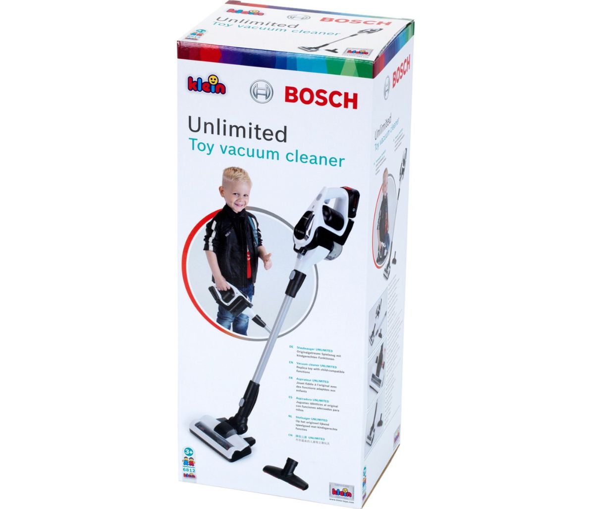 Klein Toys Bosch Unlimited stofzuiger wit - incl accessoires