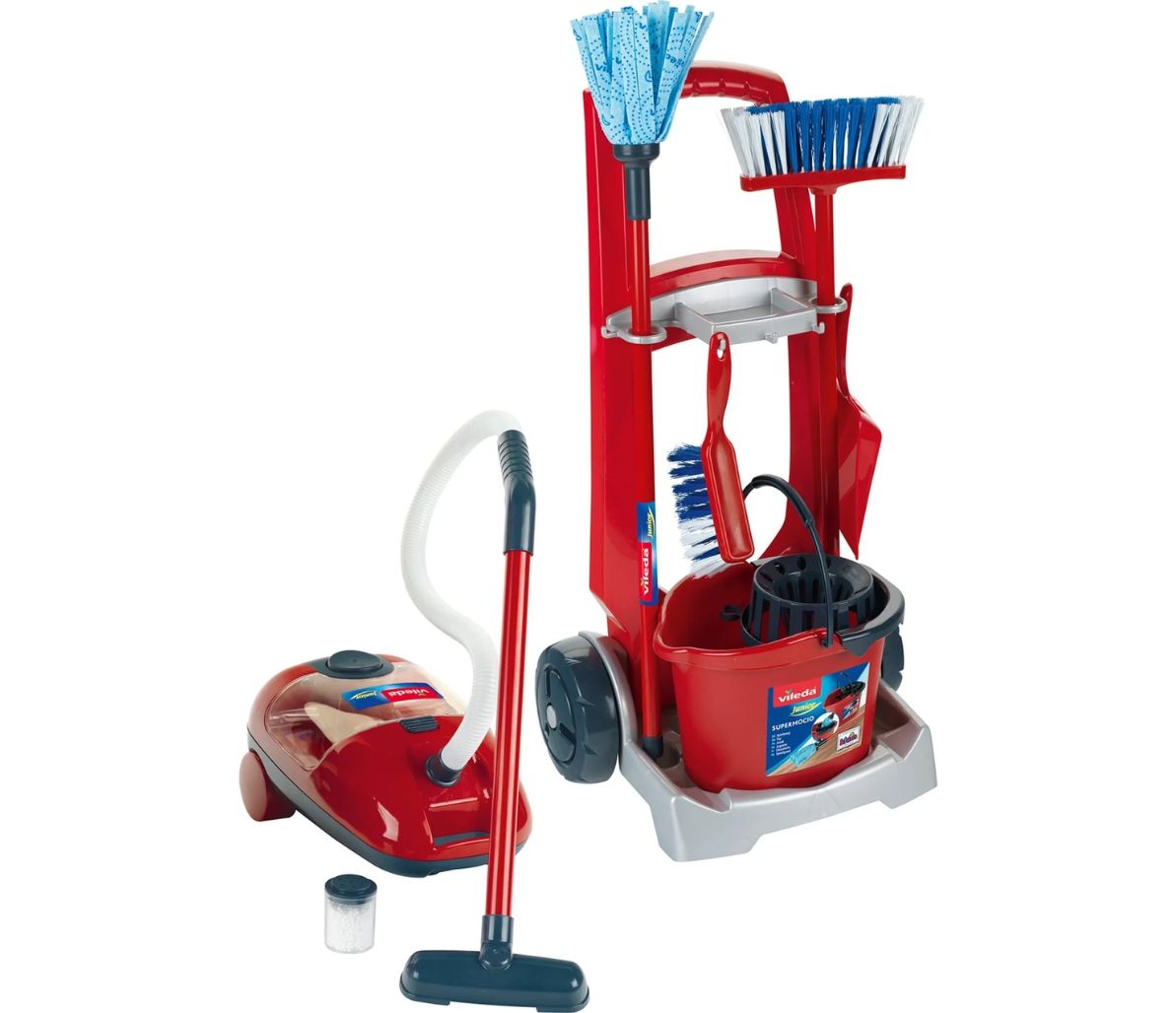 Klein Toys Vileda - schoonmaaktrolley + stofzuiger