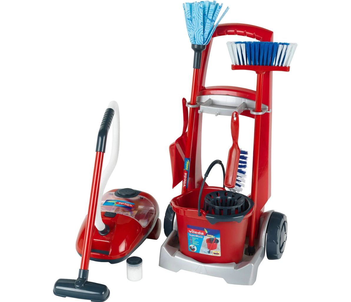 Klein Toys Vileda - schoonmaaktrolley + stofzuiger