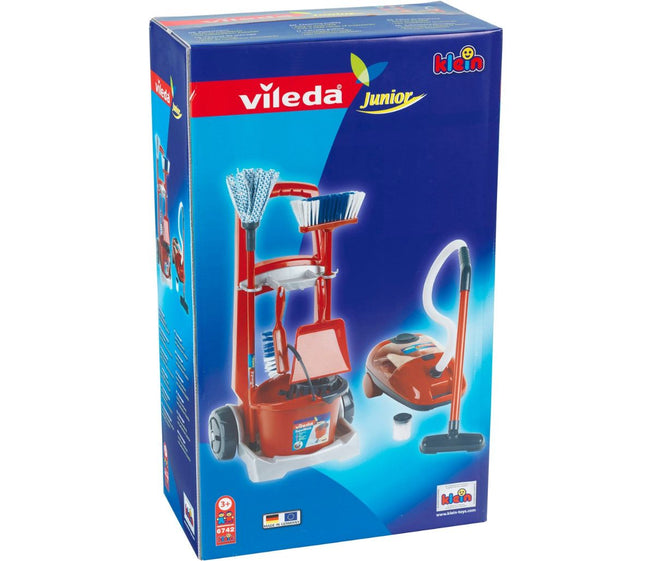 Klein Toys Vileda - schoonmaaktrolley + stofzuiger