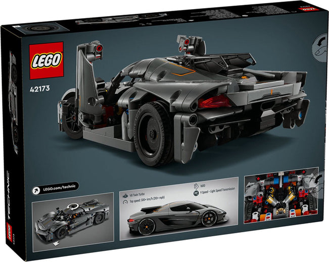 LEGO Technic - Koenigsegg Jesko Absolut grijze hypercar - 42173