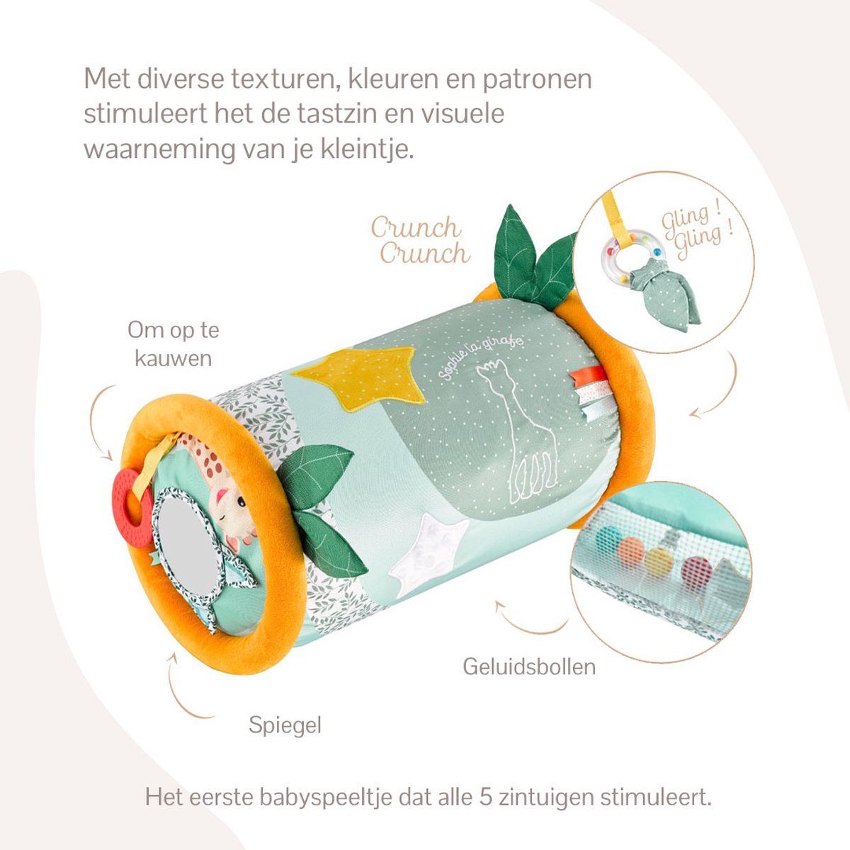 Sophie de giraf Rollin' Speelrol - Kruiprol