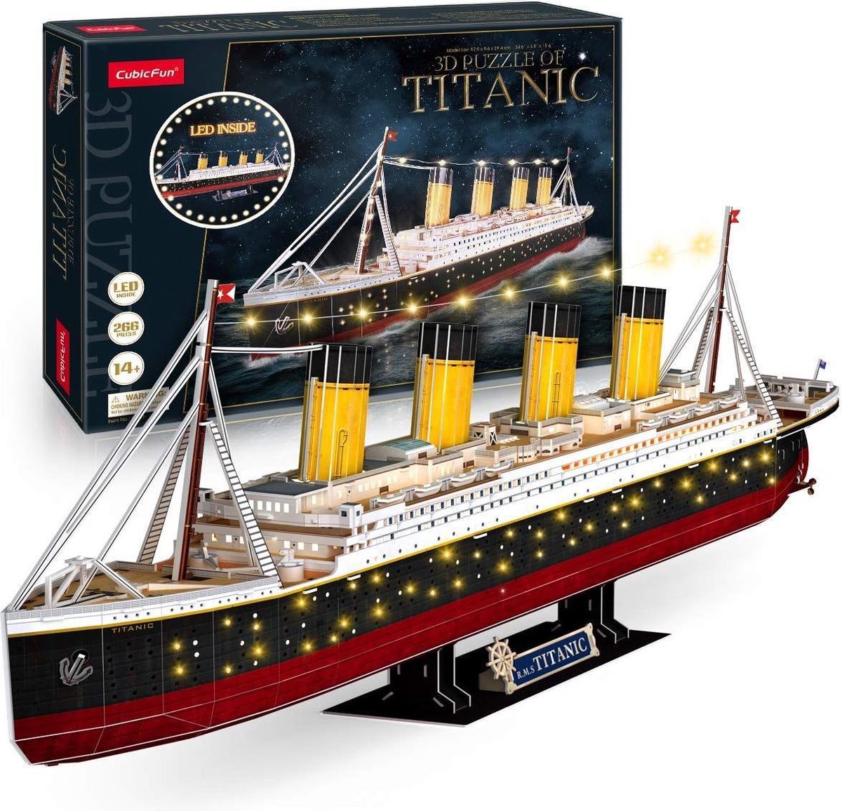 Cubic Fun 3D Puzzel Titanic Led