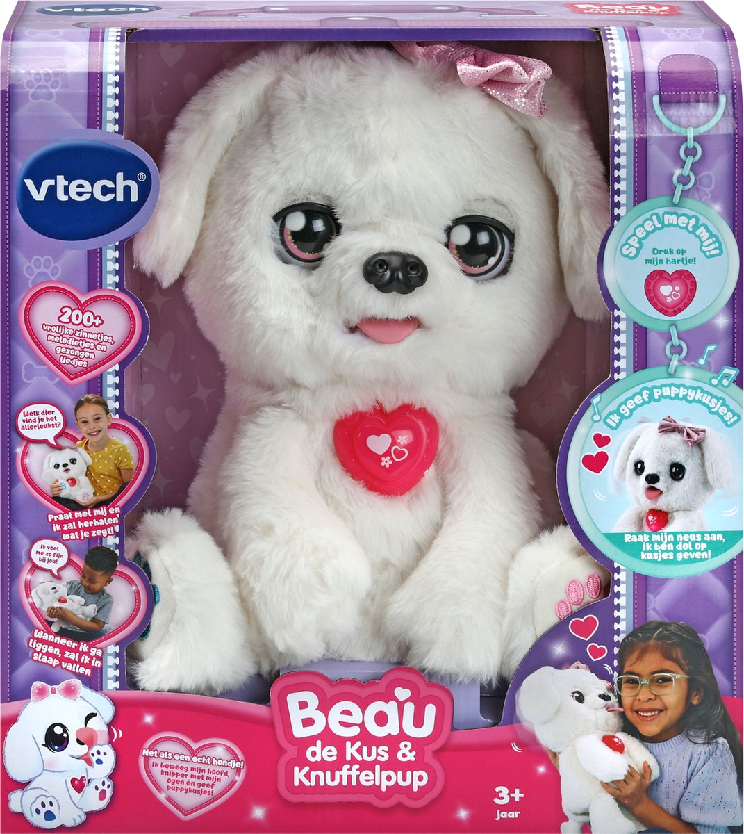 VTech KidiFriends Beau de Kus & Knuffelpup Knuffel