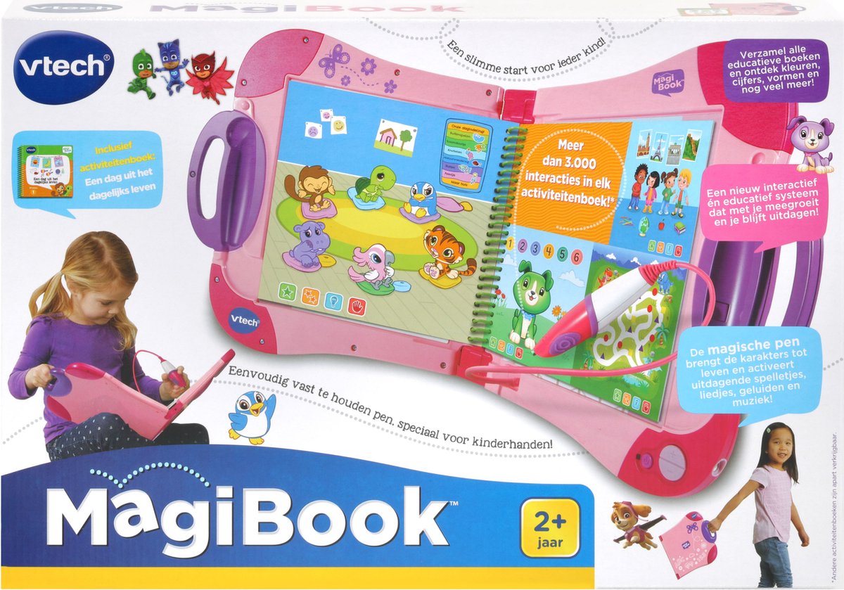 VTech Magibook Starter Pack Roze + demoboek - Interactief Activiteitenboek
