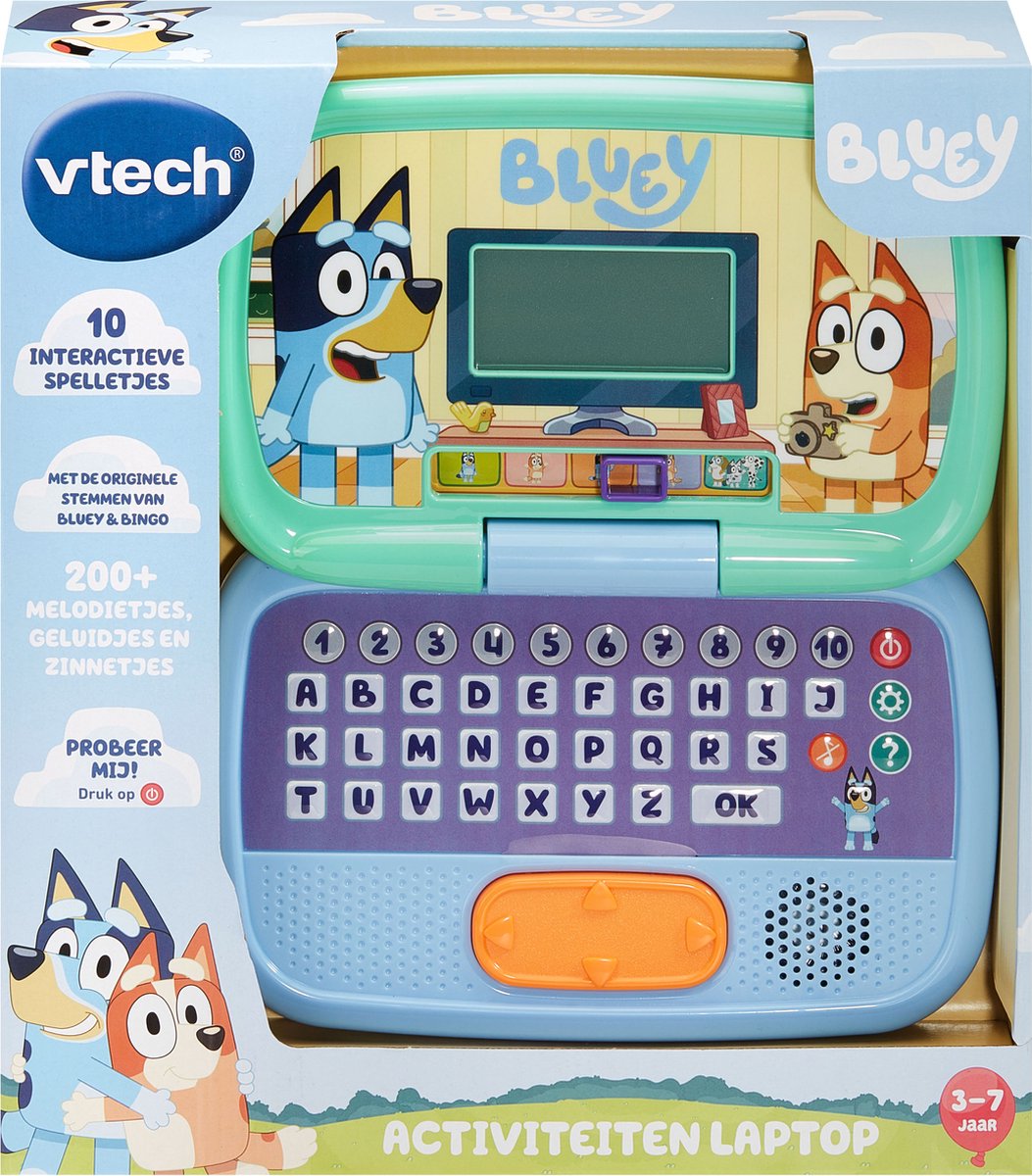 VTech Bluey Activiteiten Laptop - Kinderlaptop - Nederlands Gesproken