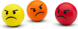 #Winning Emoticon Stressballen - Zacht/Medium/Hard - Geel/Oranje/Rood